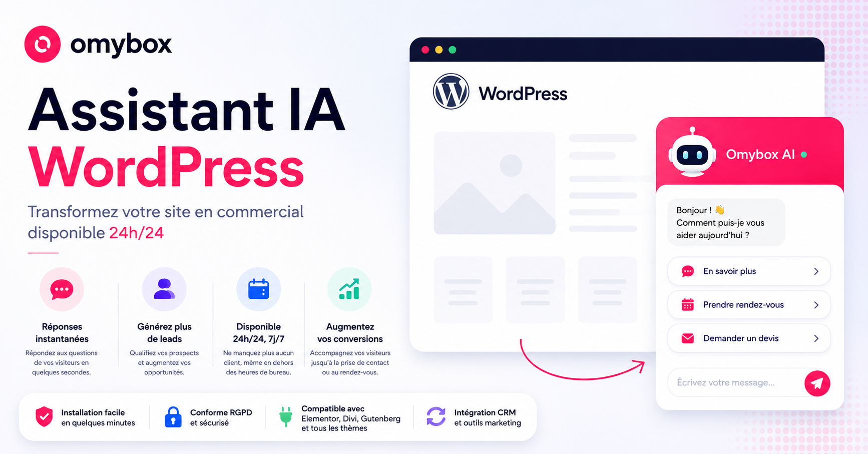 Assistant IA WordPress : pourquoi votre site mérite mieux qu’un simple chatbot
