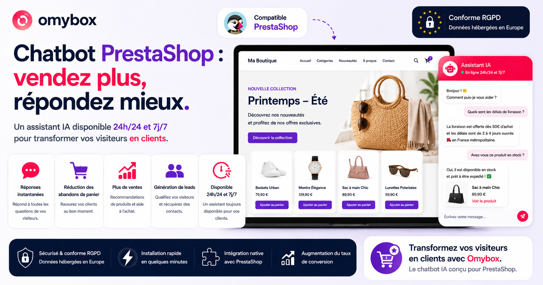 Chatbot PrestaShop : comment augmenter les ventes de votre boutique en ligne ?